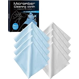クリーニングクロス メガネ拭き めがねふき クロス メガネ レンズ クリーナー 計8枚