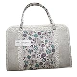 IROHAcloth(イロハクロス) ジャバラ式ラウンドファスナーマルチケース Lサイズ 母子手帳ケース yuwa パープルグリーン