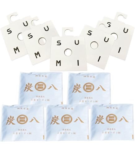Amazon.co.jp: 出雲カーボン 炭八 スマート小袋 10袋セット 【すまいり