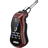 ギターヘッドフォンアンプ LEKATO ミニギターアンプ 充電式 ポケットギターアンプ Bluetooth 受信機付き クリーンコーラスオーバードライブディストーションとワウ