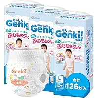 YYY♡② ネピア　Genki パンツ ８パック Amazon.co.jp: 王子ネピア ネピアGenki!パンツ L 44枚 : ベビー