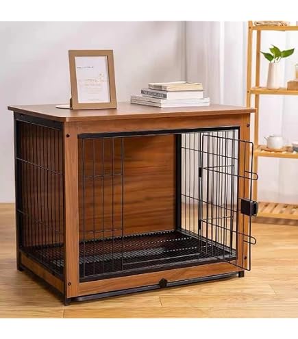木製ペットクレート 木製サークル ケージ 家具調 Amazon.co.jp: ドッグクレート 家具 屋内 - 木製犬小屋 部屋の仕切りと