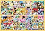 96ピース 子供向けパズル ディズニー ミッキーとABCをおぼえよう! 【こどもジグソーパズル】