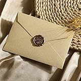 レターセット、ヴィンテージ風手紙セット、ラブレター、便箋、封筒、メッセージカード 、ファッション、シンプル(リネンイエロー封筒、 白い便箋)