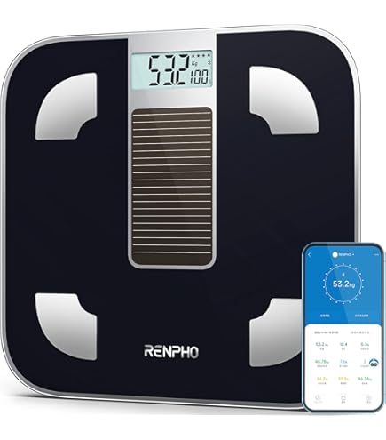 Amazon | FITINDEX Bluetooth Body Fat Scale, Smart Wireless BMI