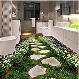 Sproud カスタム 3 D 階絵画シルク布粘着ルーム 350 Cmx 245 Cm リビングの Non-Slip 防水厚壁紙フロアステッカーを身に着け