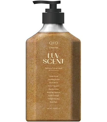 Amazon.co.jp: LUV SCENT ボディスクラブ ボディウォッシュ 500mL 全6