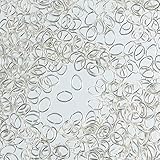 ファイニエ Cカン 楕円 シルバー 1000個 小さめ 白銀 4x3 接続金具 チェーン アクセサリー パーツ ハンドメイド AP2411