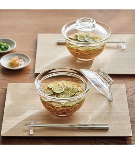 Amazon.co.jp: HARIO ガラスの丼鉢 GXD-600 | ハリオ 耐熱 ガラス 食器