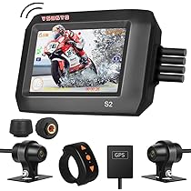 Amazon.co.jp: VSYSTO バイク用ドライブレコーダー 前後カメラ 3