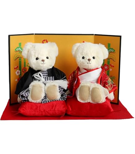 Amazon.co.jp: ふくろうペア ブランチ付き 結婚式 ぬいぐるみ