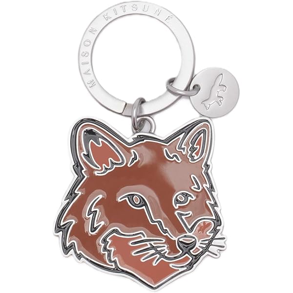 Amazon.co.jp: Maison Kitsune メゾンキツネ Bold Fox Head Keyring