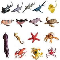 新品未使用 30個 海の生き物　シリコン　指輪 リング 水族館 アニマル 動物 cling_005.jpg