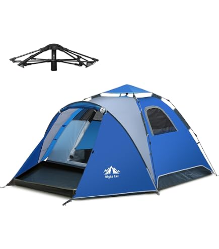 GEEDIAR Instant Pop Up Tent for 2/3 / 4 Man for Adults