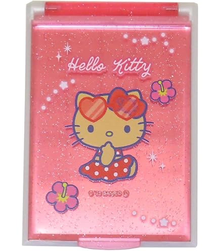 【中古品】希少 ローズ バラ チャーミーキティ ミラー 鏡 ピンク 2007年 中古品】希少 ローズ バラ チャーミーキティ ミラー 鏡 ピンク 2007年