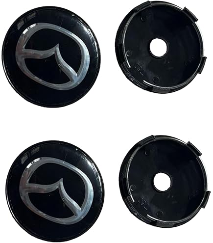 Amazon.co.jp: TWOHUO 4個ホイールセンターキャップ 用の Mazda 2 3 4