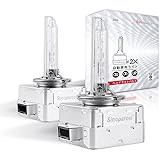 Sinoparcel D1S/D1C/D1R HID ヘッドライトバルブ 6000K, 車検対応 純正交換 3200lm 12V/24V兼用 35W, 2年保証 キセノンXenon Hi/Loビーム, 2個入り