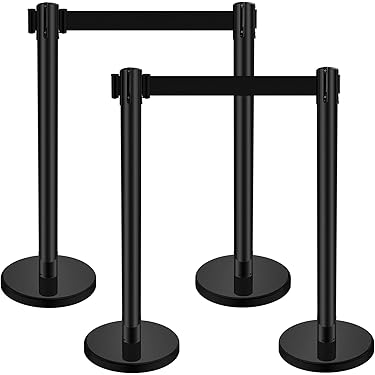 Uxcell Fixed Wall Mount Retractable Belt Barrier Fixed Crowd Control Retractable Belts For Queue Retail Stores Stadium Silver Orange 9 84 Ft - View #10