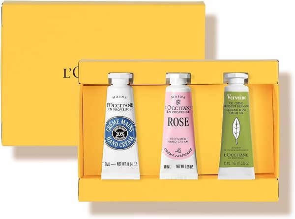 【母の日】ロクシタン(L'OCCITANE) ミニハンドクリームトリオ (カリテコンフォート シア&ローズ&ヴァーベナ) 3本セット ギフトセット人気 プレゼント 誕生日 新生活 春ギフト - 1