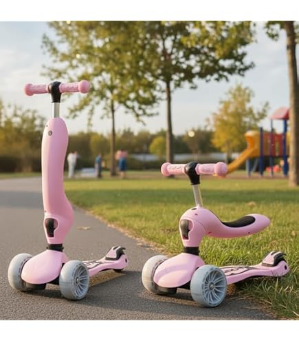 Amazon.co.jp: キックスクーター 子供用 5 in 1 折りたたみ 三輪車