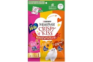 モンプチ クリスピーキッス キャットフード おやつ バラエティーパック セレクトシリーズ 144ｇ(6ｇx24袋)