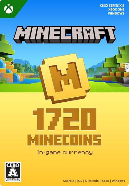 Minecraft マインコインパック 1,720 Minecoins|Xbox One|Windows 10|Nintendo Switch対応|オンラインコード版 - 1