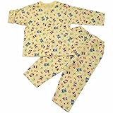 それいけ！アンパンマン パジャマ ガーゼ ロールアップ 長袖パジャマ Anpanman j-kuz52 95cm イエロー