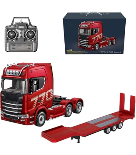 Amazon.co.jp: ラジコン セミトレーラー2.4GHz 1/18スケール スカニア