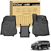 Amazon | 【K-One'smile】三菱 デリカD5適合 1列目 フロアマット 7人