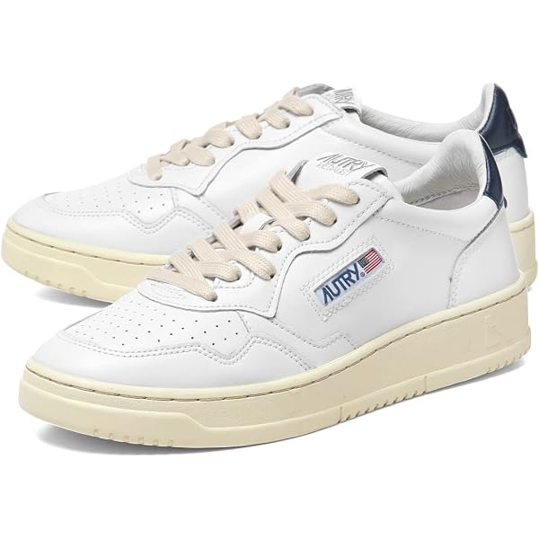 AUTRYオートリー スニーカー WHITE/BLUE AULM-LS28 43 Amazon | [オートリー] スニーカー MEDALIST ホワイト/ダークブルー 40