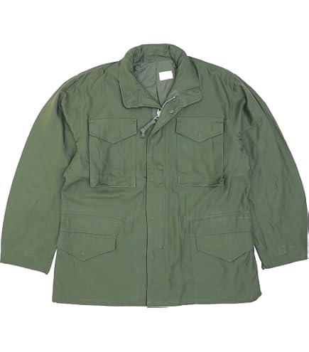 Amazon.co.jp: 米軍 M-65 フィールドジャケット オリーブ L
