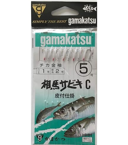 Amazon | がまかつ(Gamakatsu) 3H 相馬サビキ C型 S108 4号