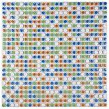 NEO ピンドット 10丸 10角 モザイクタイル シート 30cm 表紙貼り PD-T-106