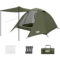 Amazon.co.jp: unp テント 2人用 ドームテント 1人用 キャンプテント