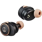 オーディオテクニカ ATH-CK1TW BK ワイヤレスイヤホン bluetooth / 完全ワイヤレスイヤホン / 最大約21時間再生 / 通話品質強化 / IPX5/7 / 低遅延モード/片耳使用可 【国内正規品】 ブラック ATH-CK1TW 