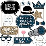 Twinkle Twinkle Little Star - Baby Shower or Birthday Photo Booth Props Kit - 20 Count [並行輸入品]