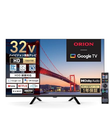 Amazon | オリオン ORION AndroidTV搭載 スマートテレビ 32インチ