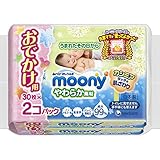 ユニ・チャーム ムーニーおしりふきやわらか素材 外出 ３０枚Ｘ２