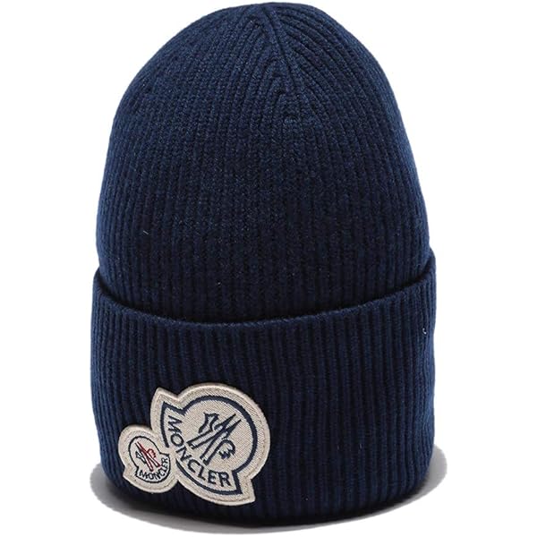 Amazon | [モンクレール] カシミヤ混 Wワッペン 折り返し ニット