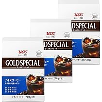 Amazon | ゴールドスペシャル アイスコーヒー 粉 720g (240g×3個