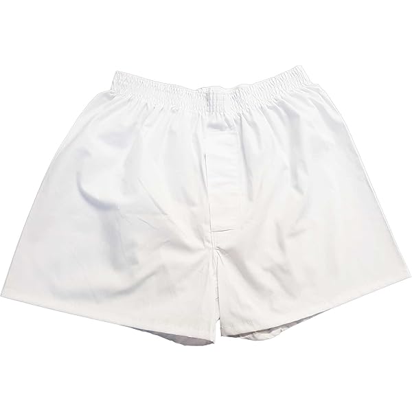 Amazon | [稲田布帛工業所] 白トランクス 日本製 前開き 綿100% 国産