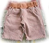 (ビーツ) BEETS ストライプ ショートパンツ 3色 41504 stripe short pants 90cm 100cm 110cm 120cm 130cm 140cm (90cm, Cオレン
