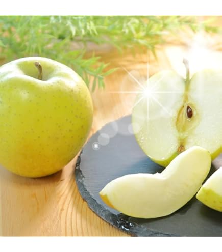 Amazon.co.jp: 青森県産 王林 糖度13度保証のりんごちゃん Lサイズ6個