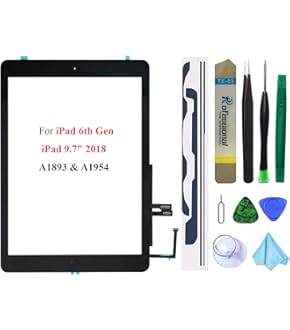 iPadのタッチスクリーン Amazon.co.jp: SRJTEK タッチパネル For iPad 第五世代 2017