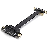 PCI-E 延長ケーブル オス - メス 切替カード ライザーカード ×1 ×4 ×8 ×16 グラフィックボード・ビデオカード対応 8Gbps (LED表示灯付き)
