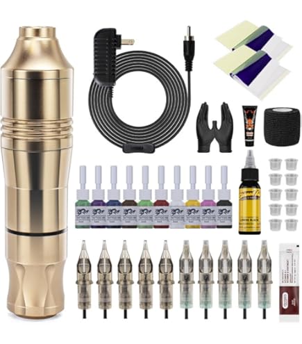 Pen　tattoo machine set　刺青 Amazon | ワームホール タトゥーキット タトゥーガンキット タトゥー