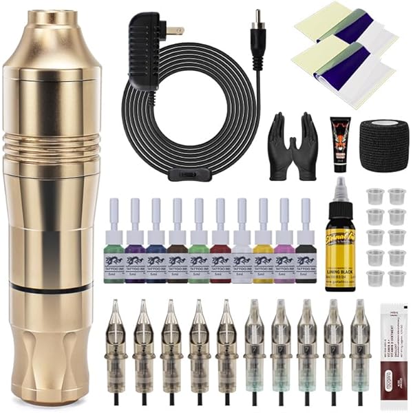 Amazon | ワームホール タトゥーキット タトゥーガンキット タトゥー