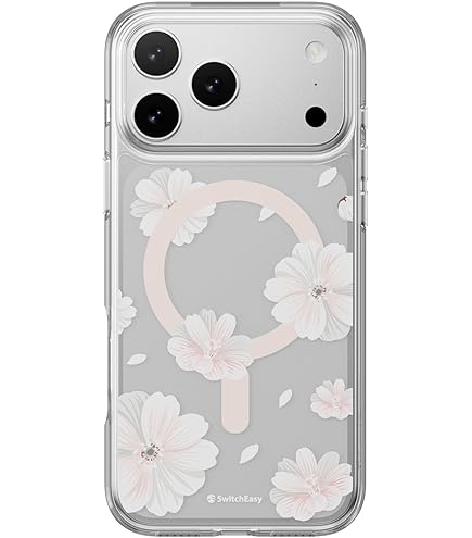 iPhone17Pro CASSETIFY 花柄 MagSafe対応ケース SwitchEasy iPhone 17 Pro ケース クリア MagSafe 対応 花柄