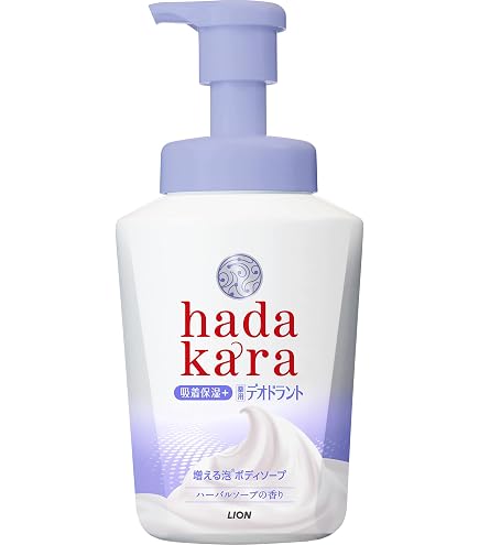 LION hadakara フローラルブーケの香り 泡ボディソープ 550ml