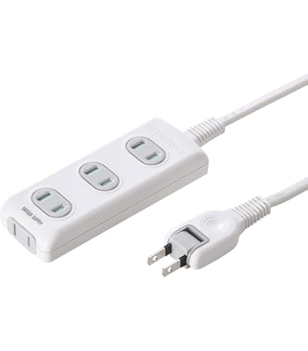 Amazon.co.jp: サンワサプライ(Sanwa Supply) 電源タップ 6個口・2P